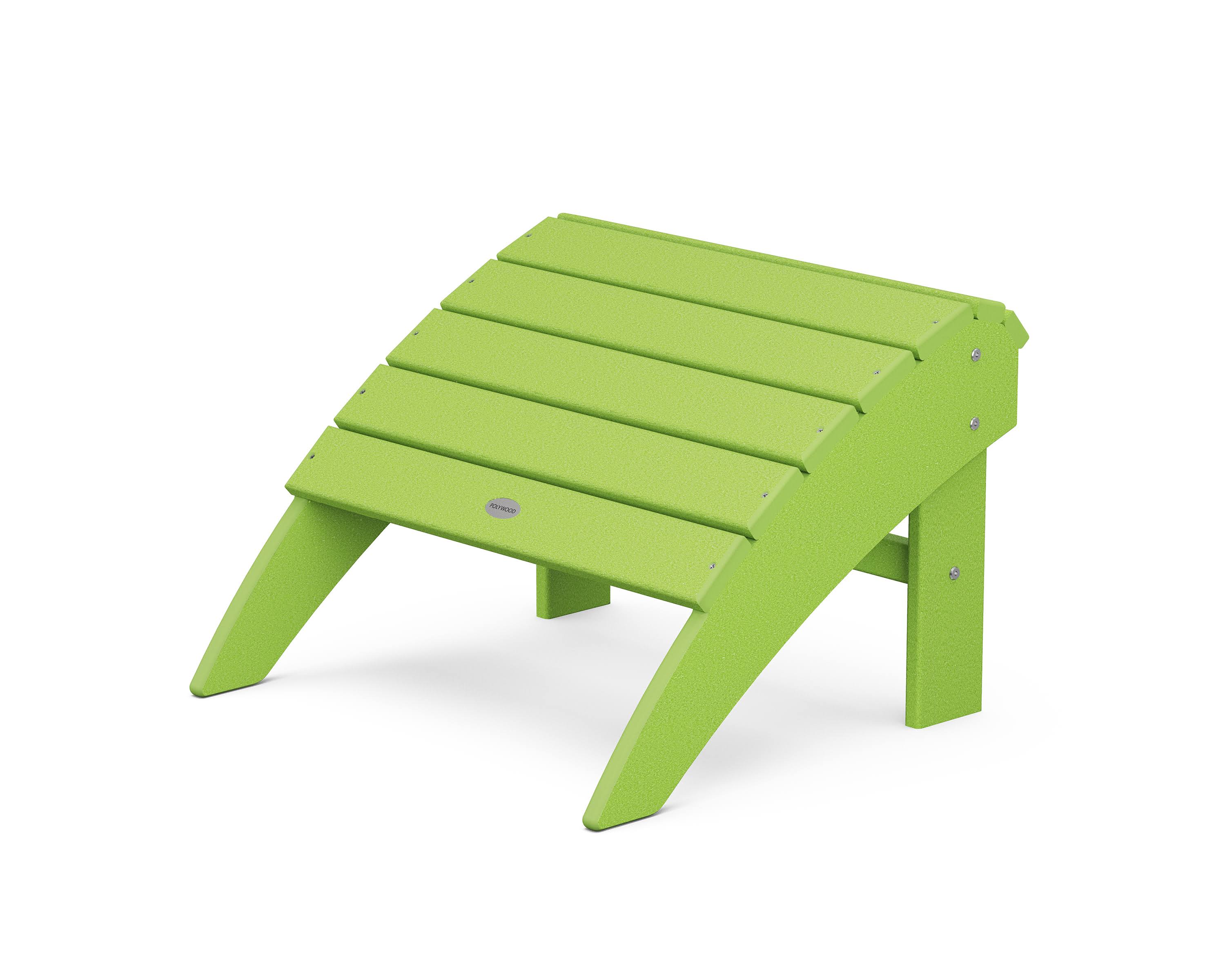 POLYWOOD Vineyard Curveback Adirondack Chair Ottoman in B7K1MZ_URPV POLYWOOD Vineyard Curveback Adirondack Chair Ottoman in B7K1MZ_URPV