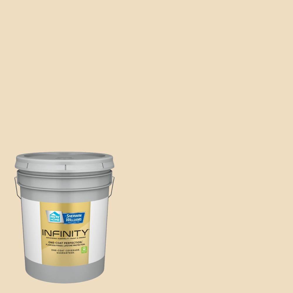 HGTV Home by Sherwin-Williams Infinity Flat Napery Hgsw2167 Interior Paint (5-Gallon) | HGSW2167-RY4CBG_WQP1