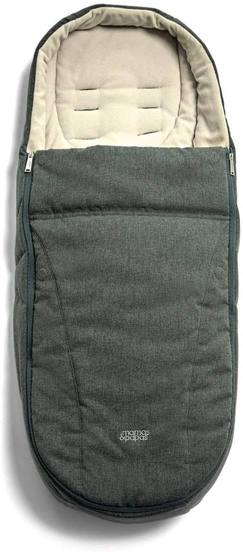 Mamas Papas Ocarro Cold Weather Footmuff with Cosy Soft Fleece lining, Water Resistant, Multi-Position - Inky NARVST_TFKO Mamas Papas Ocarro Cold Weather Footmuff with Cosy Soft Fleece lining, Water Resistant, Multi-Position - Inky NARVST_TFKO