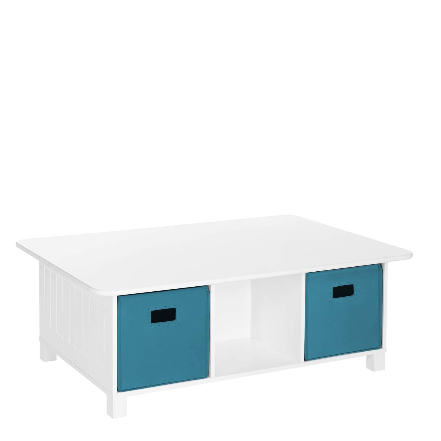 Riverridge Kids 6-Cubby Storage Activity Table with 2 Bins White/XVKIPK_AKDE Riverridge Kids 6-Cubby Storage Activity Table with 2 Bins White/XVKIPK_AKDE