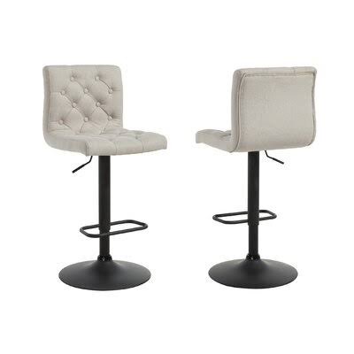 Witney Adjustable Height Swivel Bar Stool Upholstery SNS1PT_EDVL
