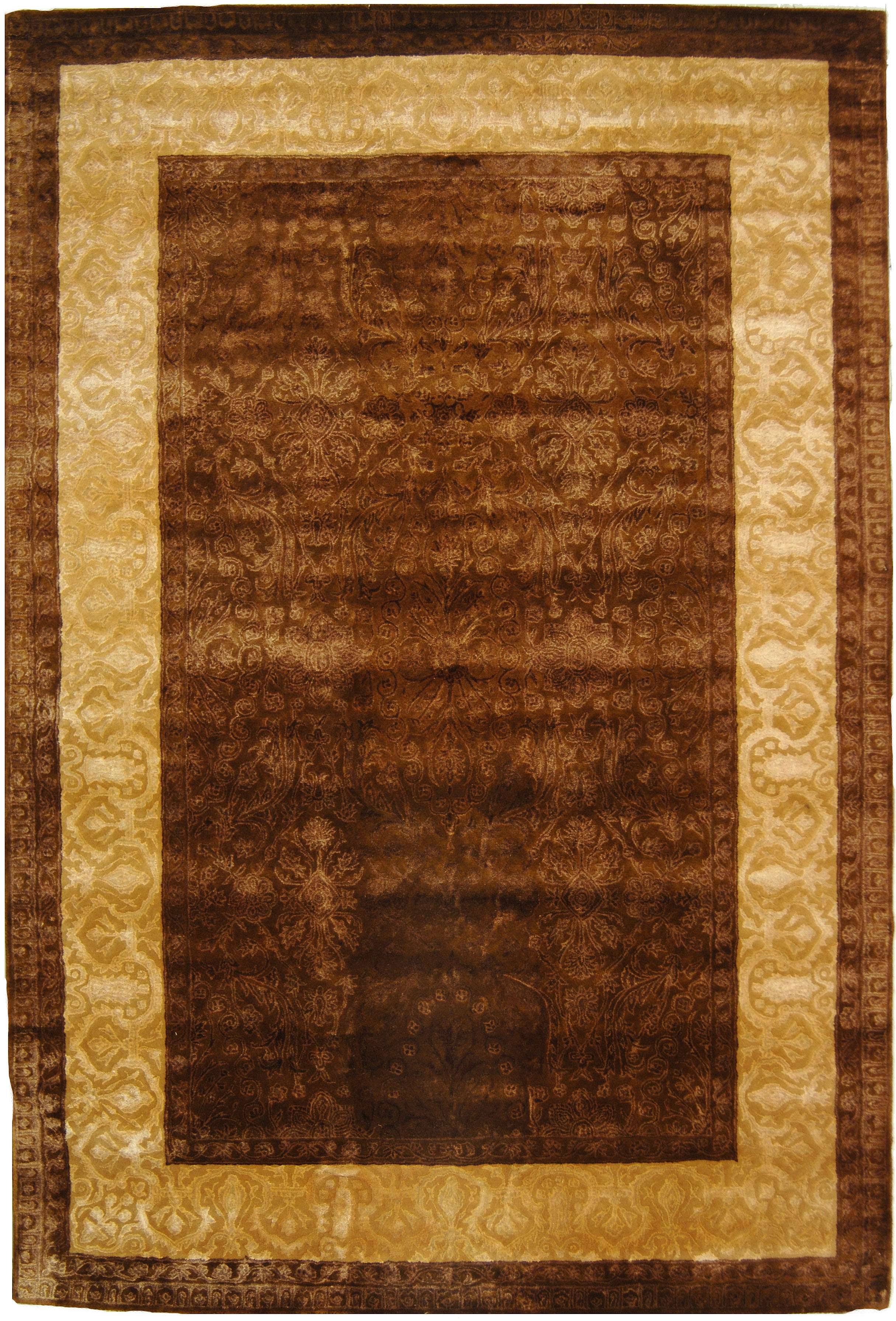 Safavieh Silk Road Skr211a Area Rug - Chocolate/Light Gold, Size 6' x 9' 8GLYTC_O0YU Safavieh Silk Road Skr211a Area Rug - Chocolate/Light Gold, Size 6' x 9' 8GLYTC_O0YU