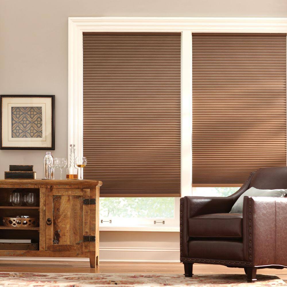 Home Decorators Collection Mocha Cordless Blackout Cellular Shade - 32.5 in. W x 48 in. L, 57LL3G_AFNE Home Decorators Collection Mocha Cordless Blackout Cellular Shade - 32.5 in. W x 48 in. L, 57LL3G_AFNE