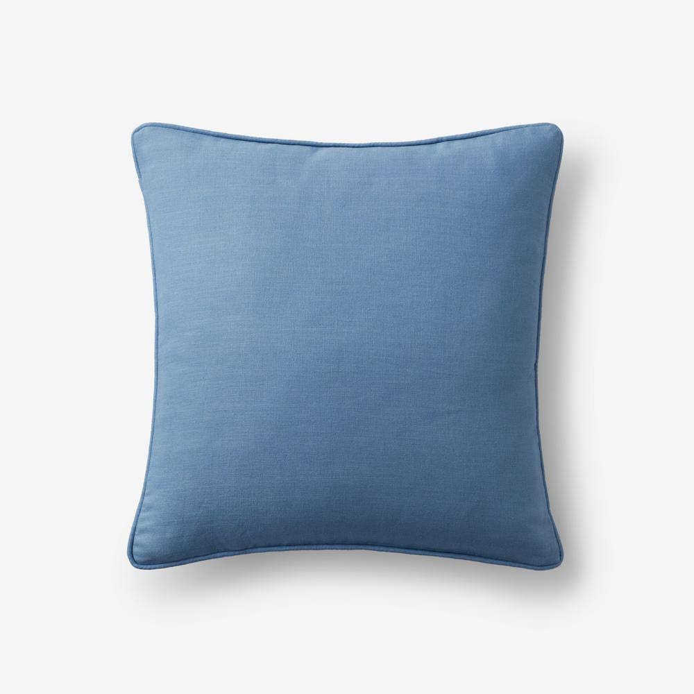 Linen Pillow Cover - Denim Blue, Size 20, Linen | The Company BP7UZN_URZL