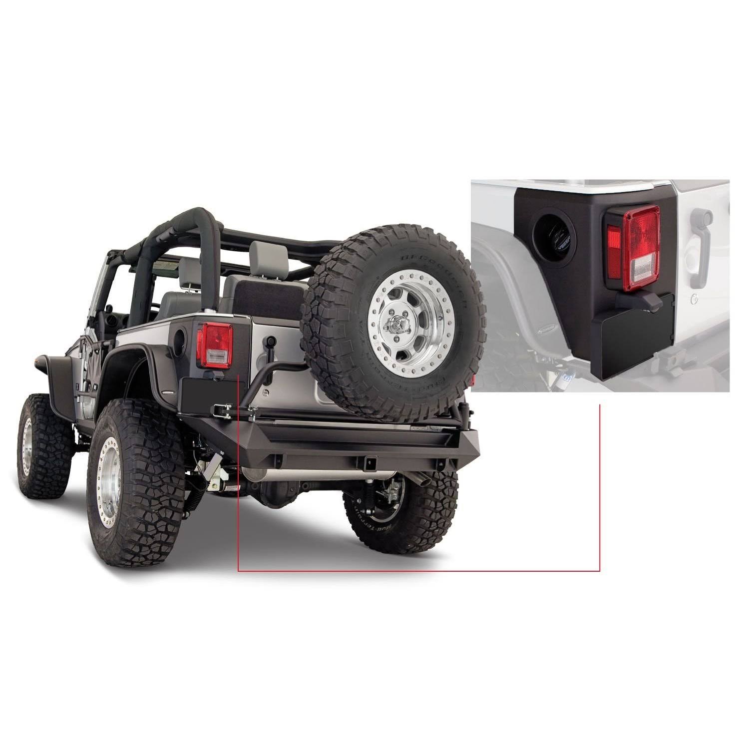 Bushwacker 14009 Jeep Trail Armor Rear Corner EMOZE7_Y9BI Bushwacker 14009 Jeep Trail Armor Rear Corner EMOZE7_Y9BI