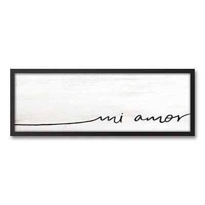 Mi Amor Framed Art F5PTLG_RU3O Mi Amor Framed Art F5PTLG_RU3O