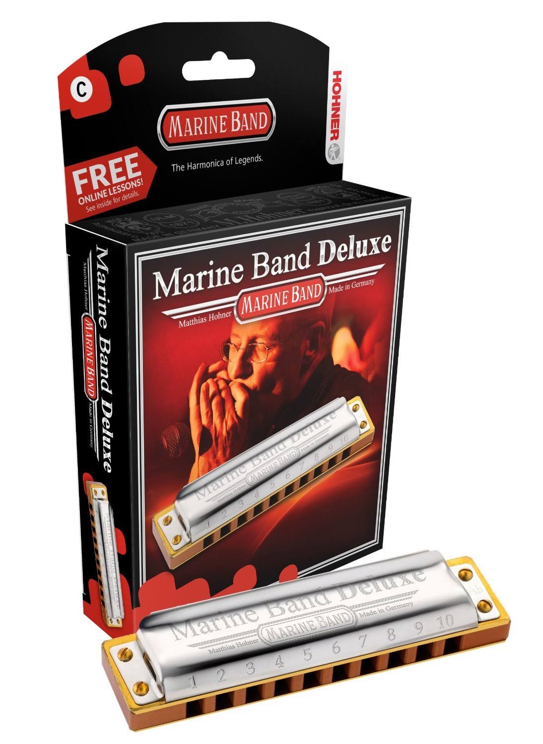 Hohner M200511X Marine Band Deluxe Bb TCDWZH_KXPY