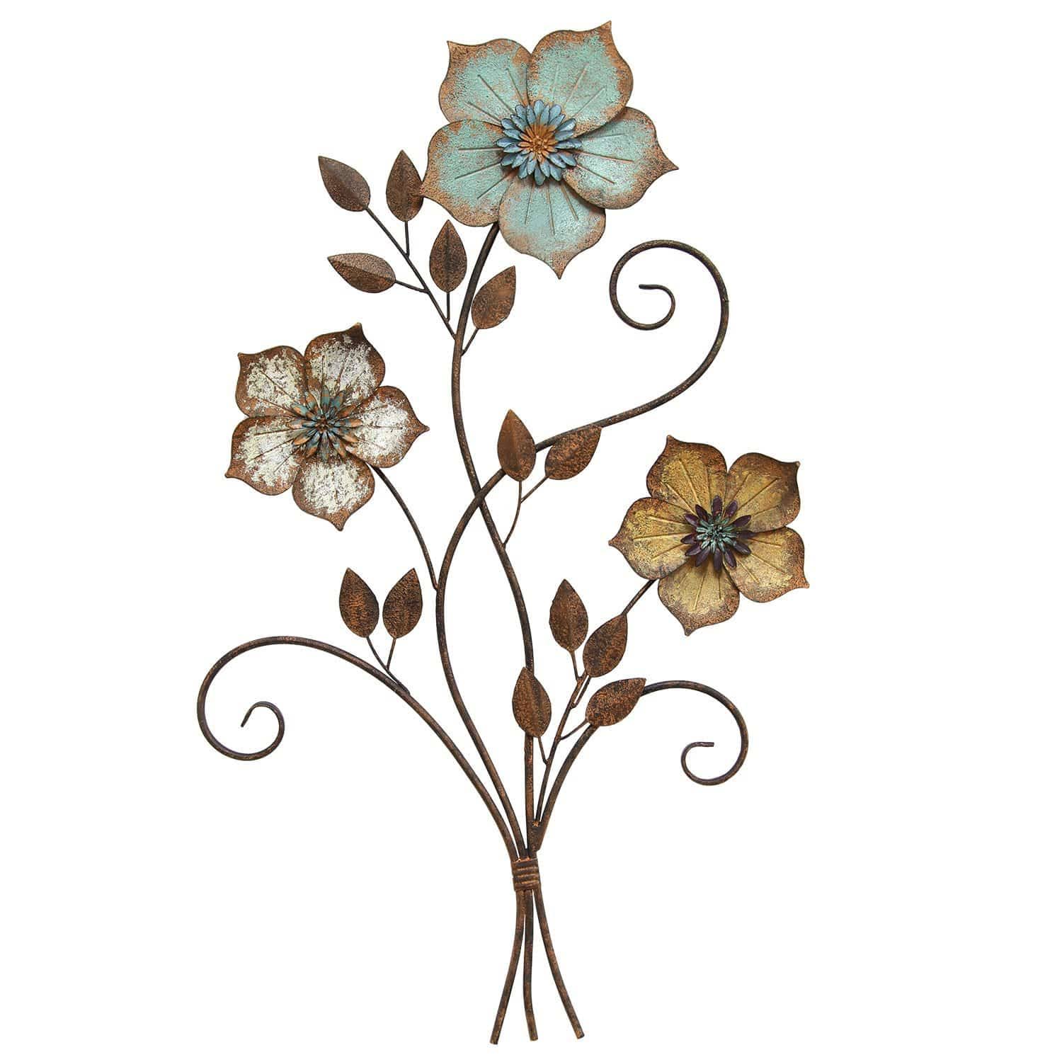 Tricolor Flower Wall 8HXAQP_XY6U