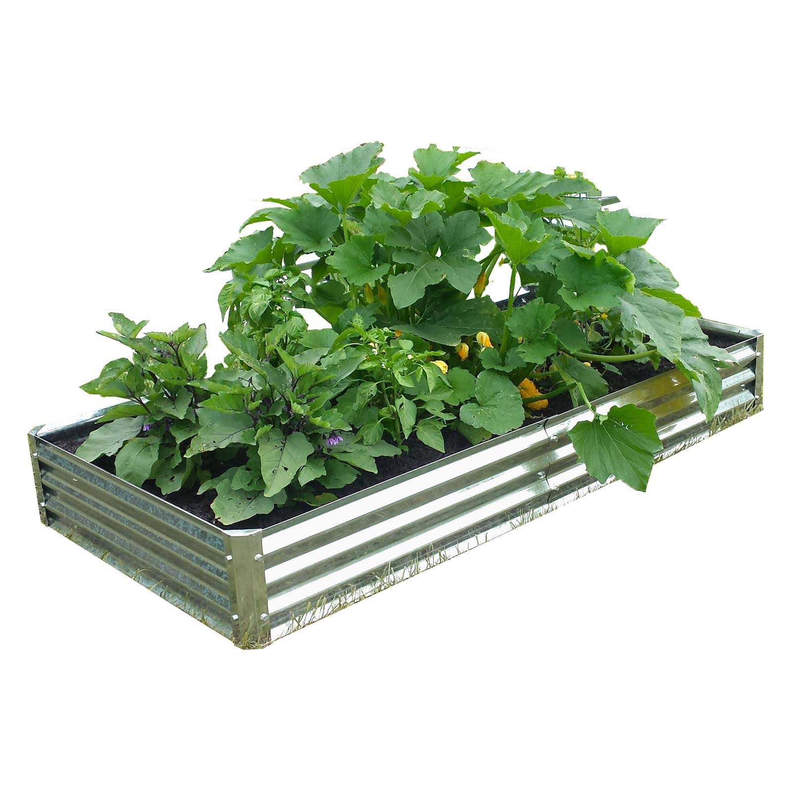 Earthmark Galvanized Low Raised Garden Bed S0TTXA_FNGP Earthmark Galvanized Low Raised Garden Bed S0TTXA_FNGP