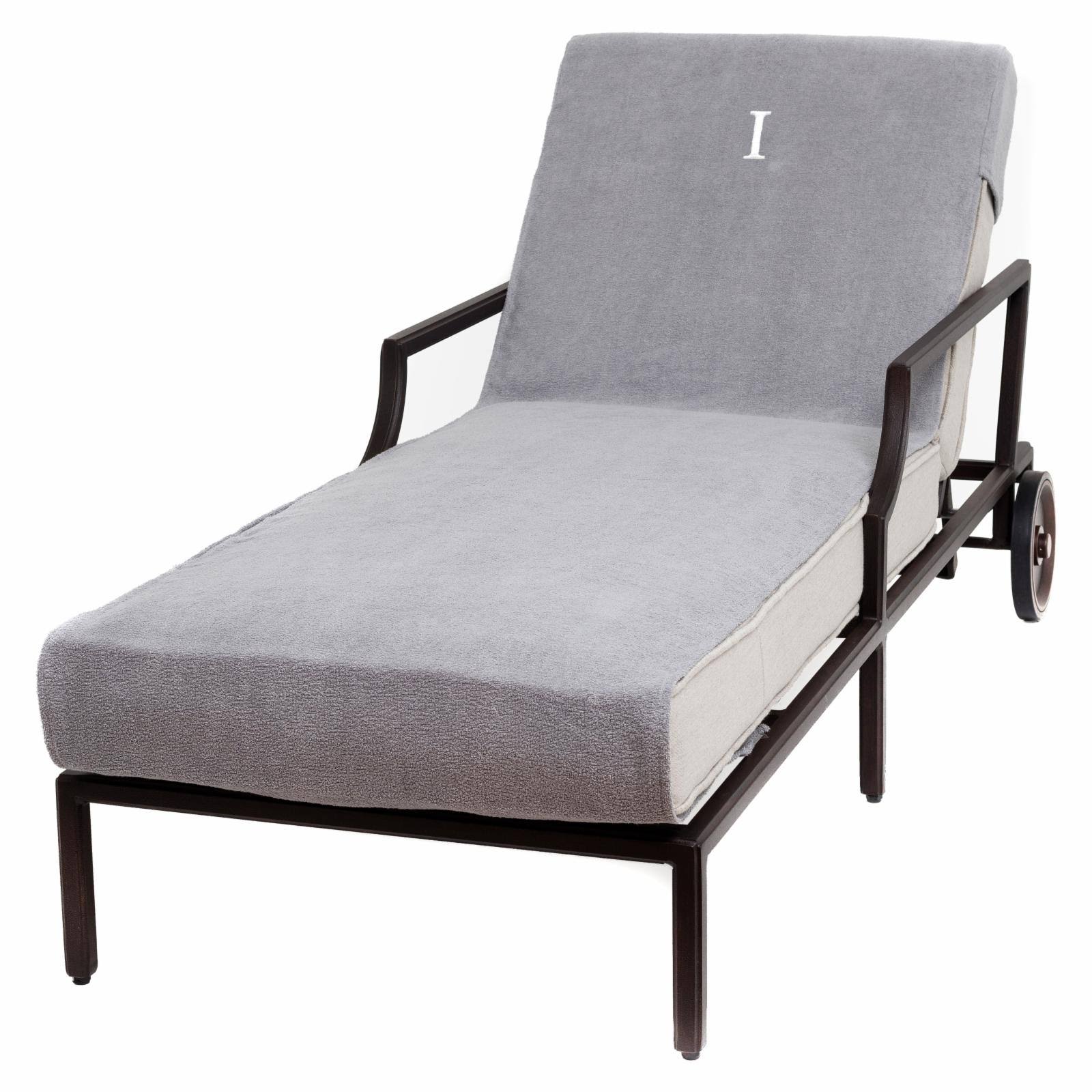 Linum Home Textiles Monogrammed Chaise Lounge COVER, WMCOGO_HPVV Linum Home Textiles Monogrammed Chaise Lounge COVER, WMCOGO_HPVV