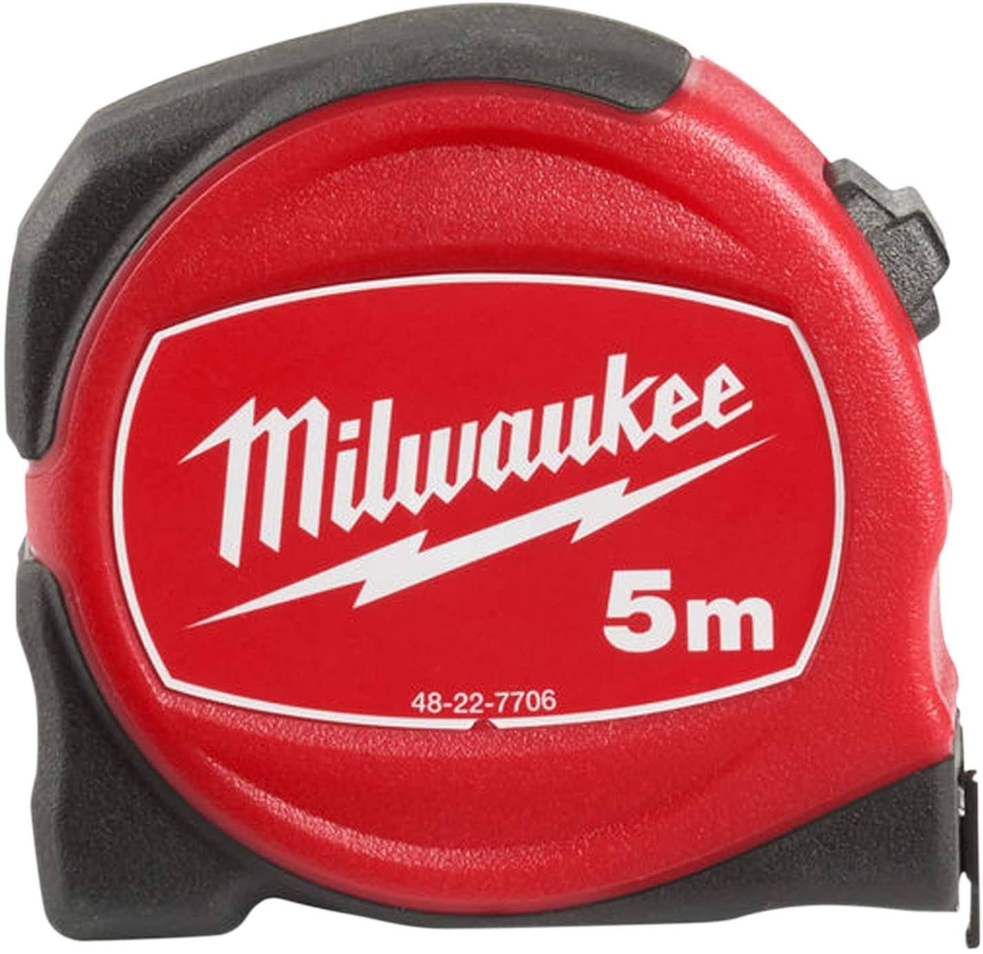 MILAUKEE 0 Milwaukee 48227706 Slimline Tape Measure 5M (Width 25mm) (Metric Only), US6T8A_6OW1 MILAUKEE 0 Milwaukee 48227706 Slimline Tape Measure 5M (Width 25mm) (Metric Only), US6T8A_6OW1