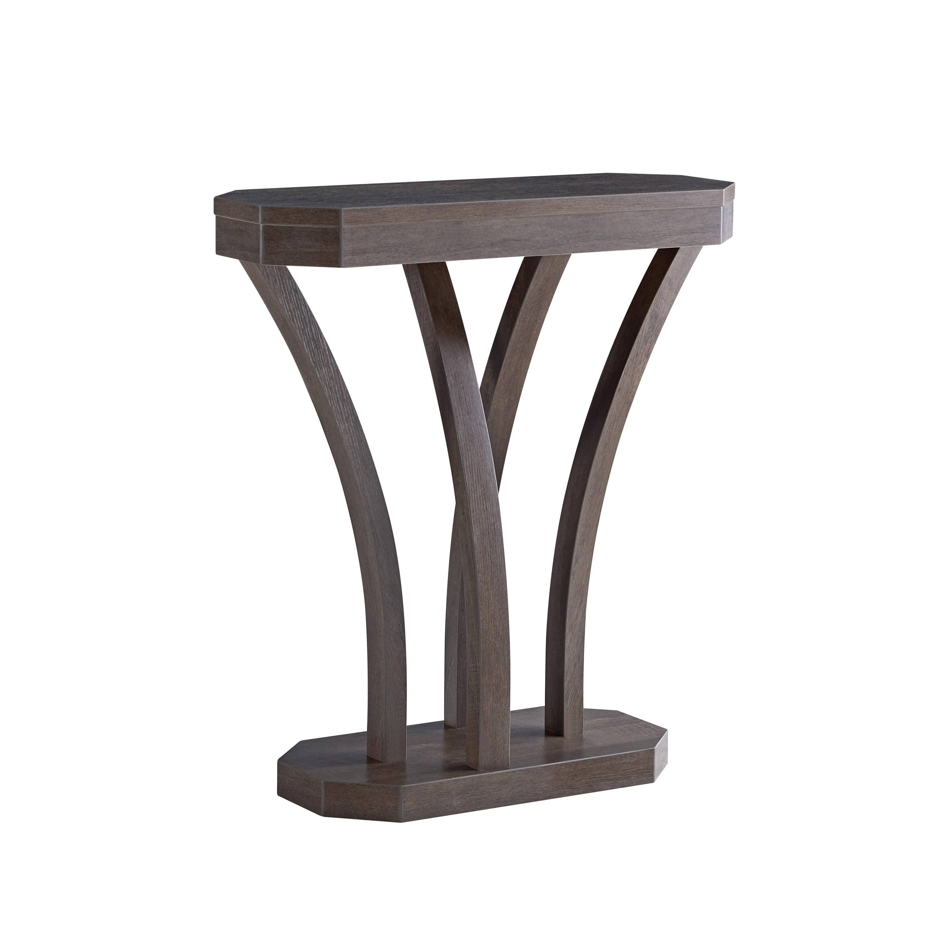 Furniture of America OVIS Contemporary 32-Inch 1-Shelf Console Table - Walnut UVUJCA_NJ6X Furniture of America OVIS Contemporary 32-Inch 1-Shelf Console Table - Walnut UVUJCA_NJ6X