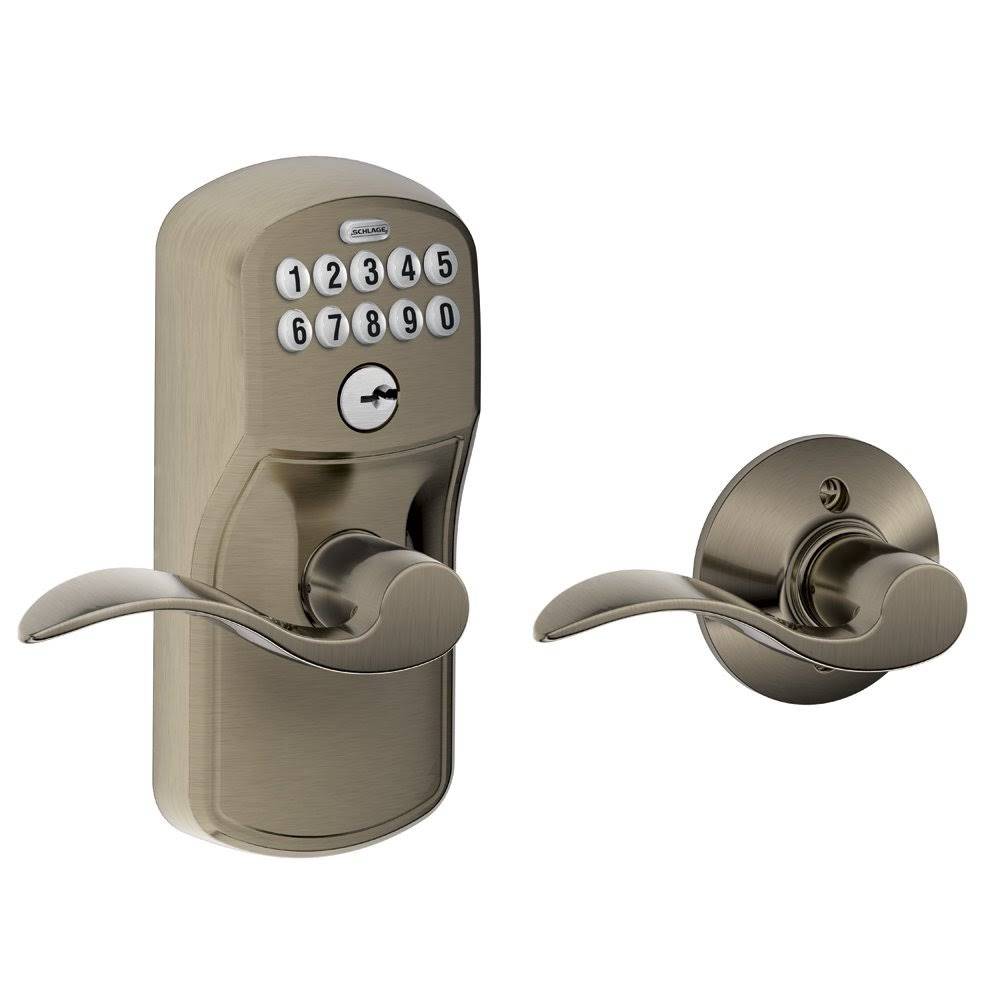Accent Keypad Lever with Plymouth Trim Schlage Finish: Antique HWVKXH_NSCY