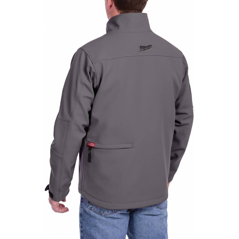 Milwaukee 201G-21L M12 Gray Heated Jacket Kit - 04CZWC_QM3G Milwaukee 201G-21L M12 Gray Heated Jacket Kit - 04CZWC_QM3G