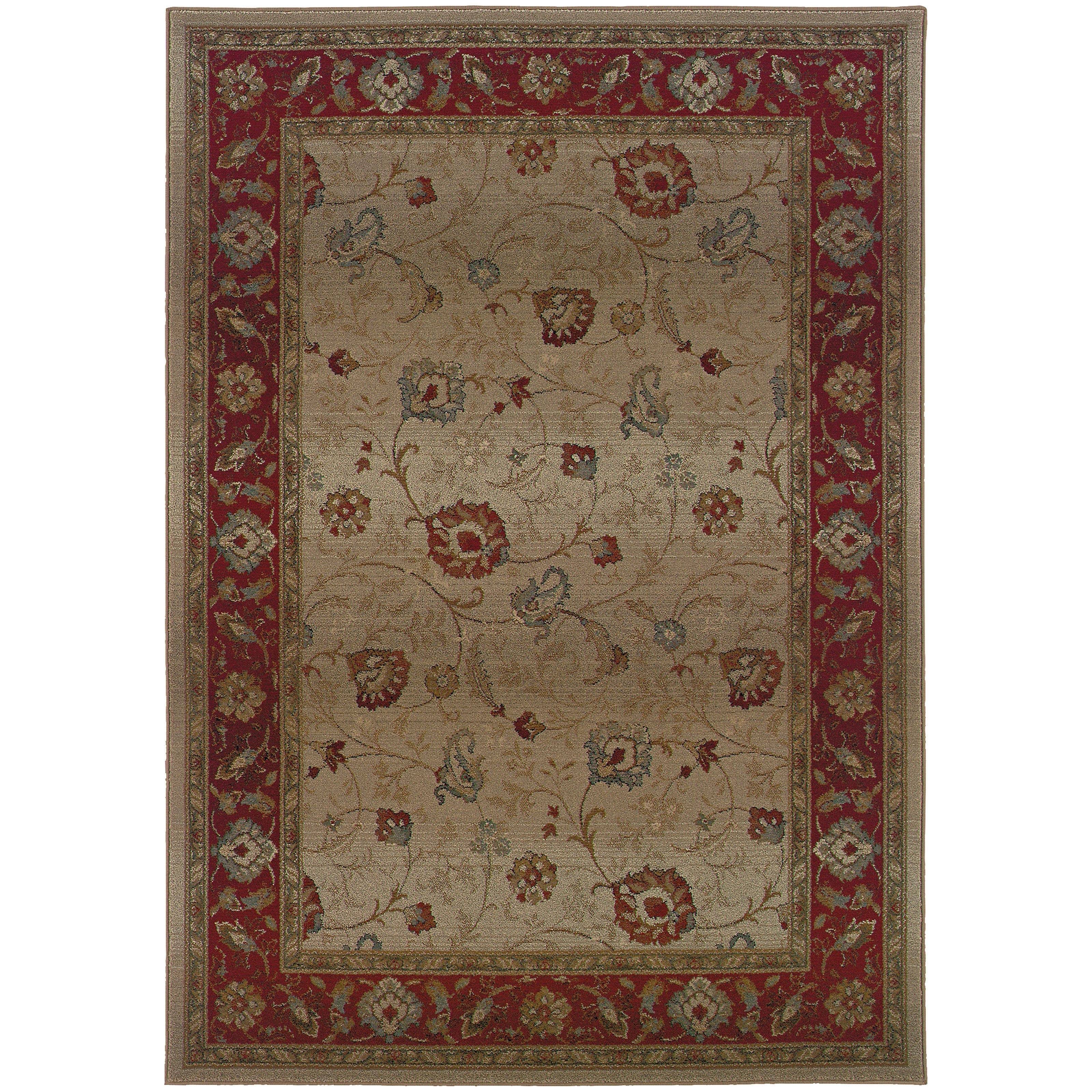 Oriental Weavers Genesis 521J1 Beige Area Rug 8' 7S9HV1_SHNW