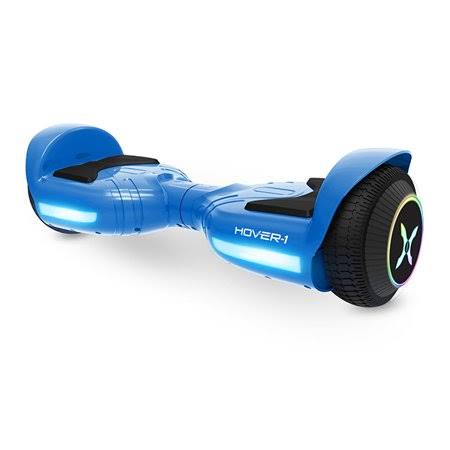Hover-1 Rocket Hoverboard, Blue, LED Headlights, 7 MPH Max Speed, 160 lbs Max Weight, 3 Miles Max S8YKAT_QOMD Hover-1 Rocket Hoverboard, Blue, LED Headlights, 7 MPH Max Speed, 160 lbs Max Weight, 3 Miles Max S8YKAT_QOMD