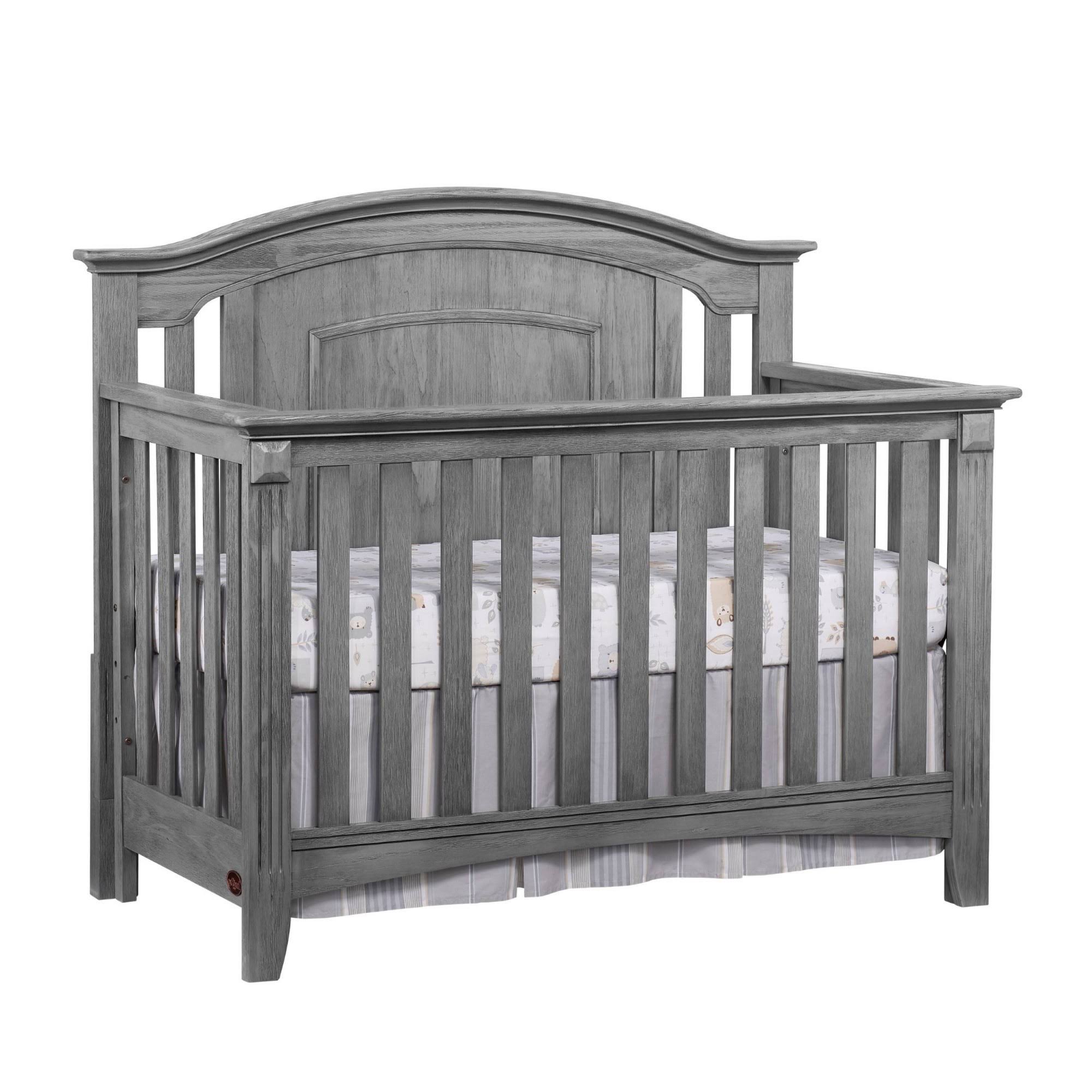 Oxford Baby Willowbrook 4-in-1 Convertible Crib - Graphite NEYYQR_73BL Oxford Baby Willowbrook 4-in-1 Convertible Crib - Graphite NEYYQR_73BL