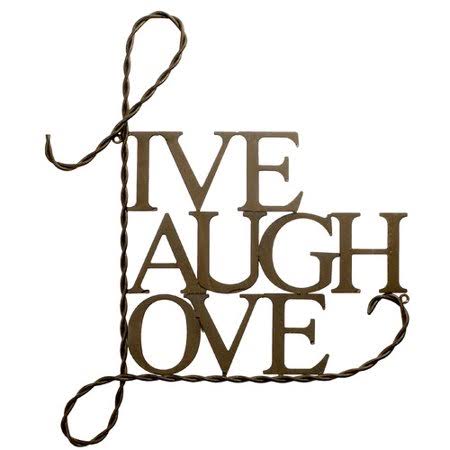 Bay Accents Metal Live Laugh Love Wall D FHIZDS_WKNQ Bay Accents Metal Live Laugh Love Wall D FHIZDS_WKNQ