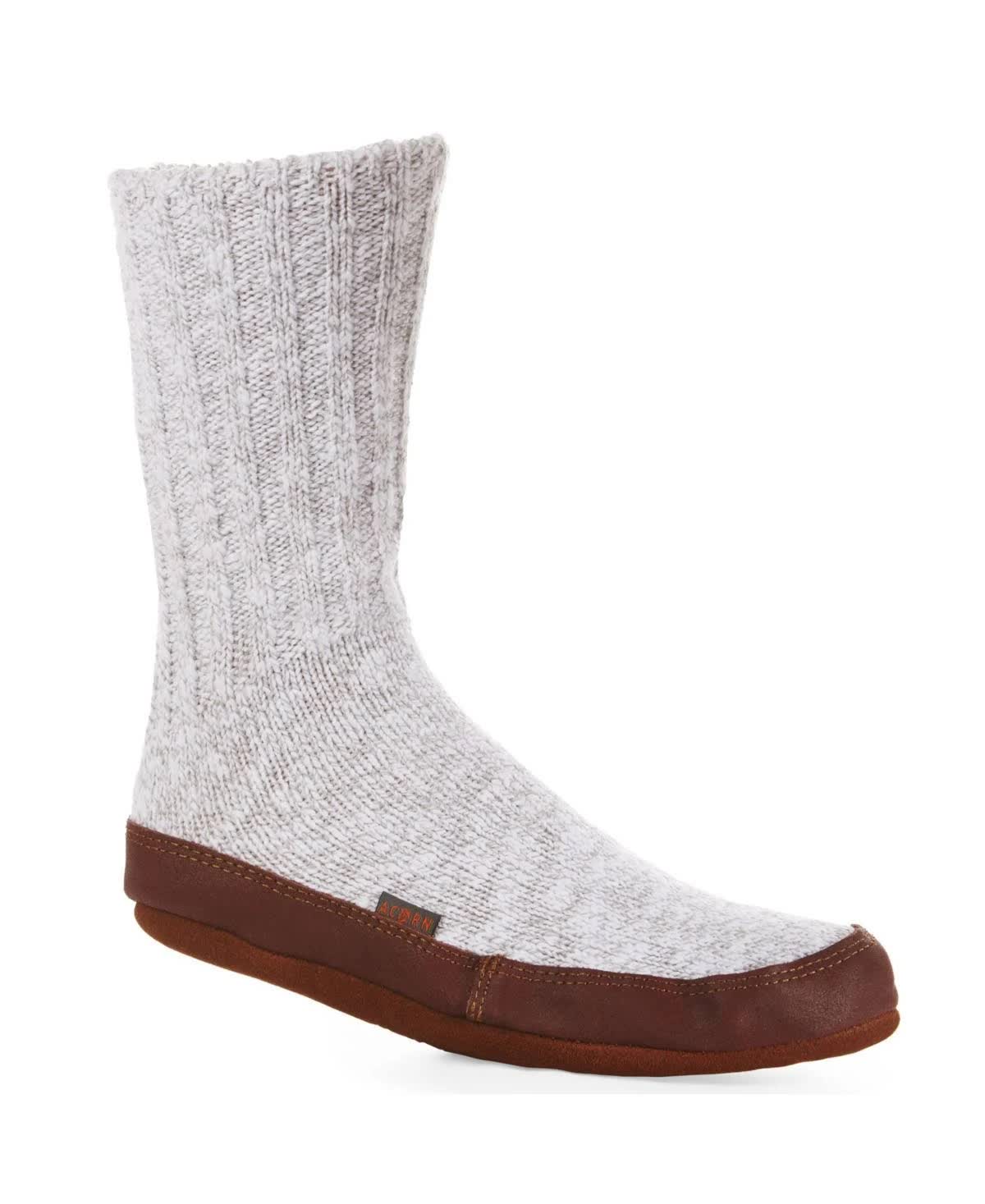 Acorn Unisex Slipper Sock Light Grey Cotton Twist - 9OJYK1_6OC5 Acorn Unisex Slipper Sock Light Grey Cotton Twist - 9OJYK1_6OC5