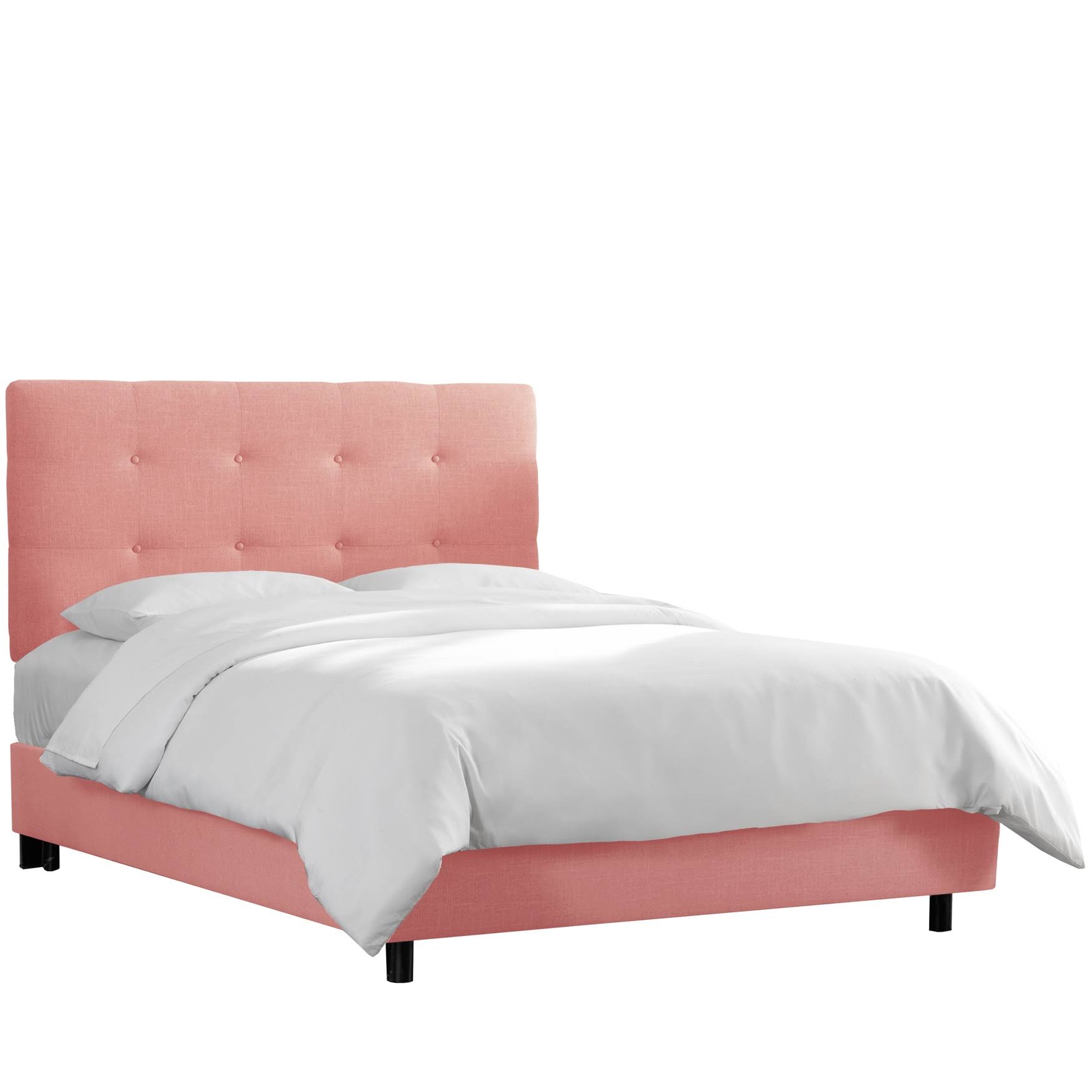 Tufted Bed by Skyline Furniture in Linen Putty (Size Full) PLPWNW_IWOX Tufted Bed by Skyline Furniture in Linen Putty (Size Full) PLPWNW_IWOX