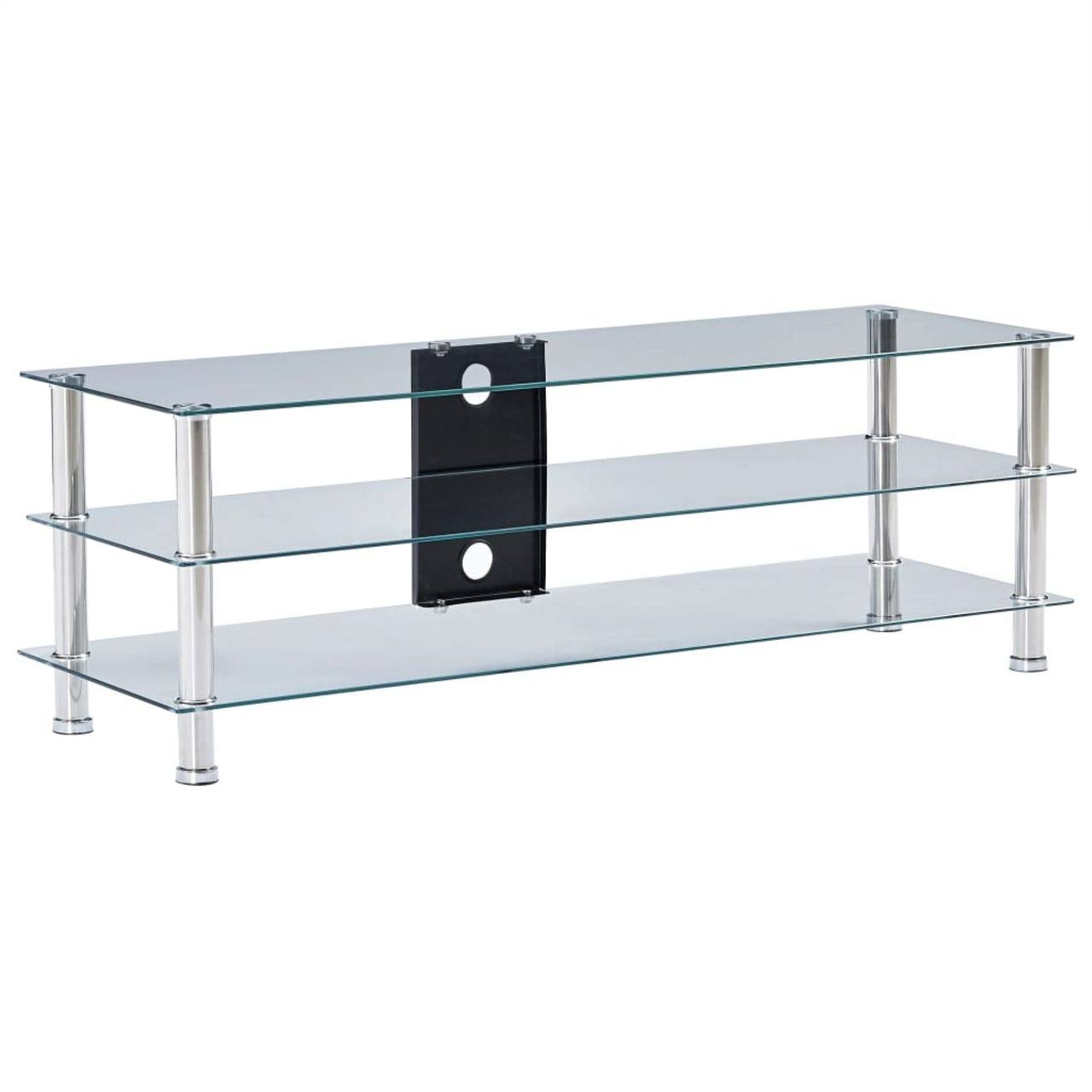 vidaXL TV Stand Transparent 47.2 GNSENV_3L59 vidaXL TV Stand Transparent 47.2 GNSENV_3L59