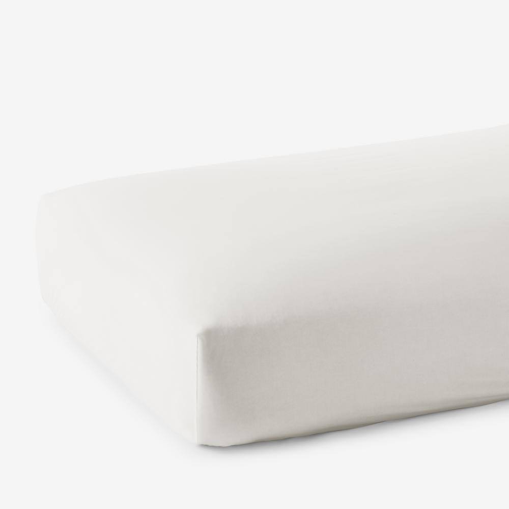 The Company Store Legends Hotel Cream Solid 600-Thread Count Egyptian Cotton Sateen Full Fitted Sheet, XTZEDH_673S The Company Store Legends Hotel Cream Solid 600-Thread Count Egyptian Cotton Sateen Full Fitted Sheet, XTZEDH_673S