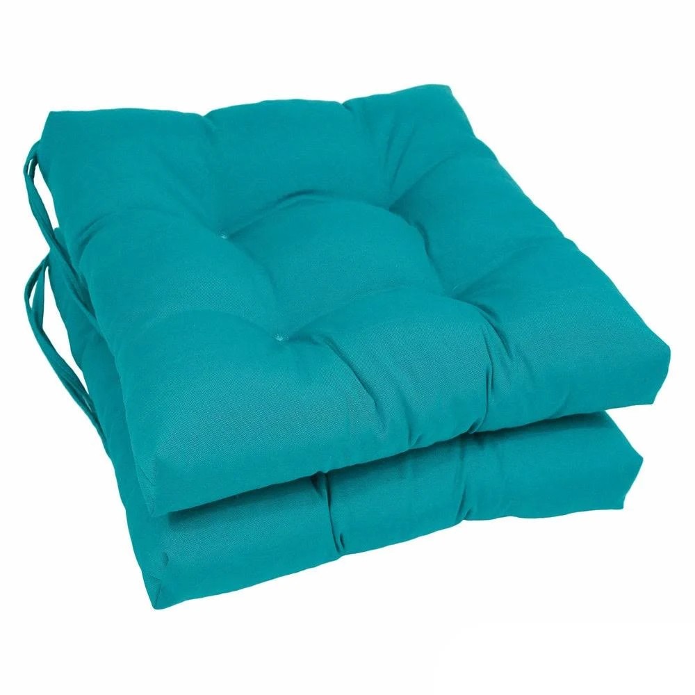Blazing Needles 16-inch Square Dining Chair Cushion (Set of 2) - CNEVQP_2NQK Blazing Needles 16-inch Square Dining Chair Cushion (Set of 2) - CNEVQP_2NQK