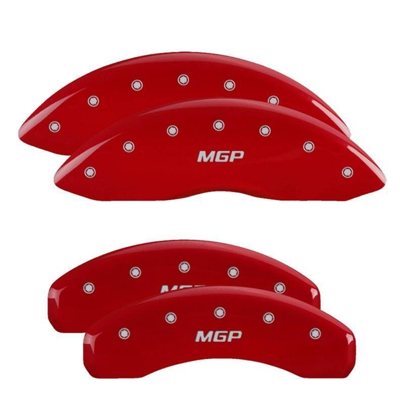 Silverado MGP 1500 Red Caliper Covers with Logo; Front and Rear DSUYXU_KGXM Silverado MGP 1500 Red Caliper Covers with Logo; Front and Rear DSUYXU_KGXM