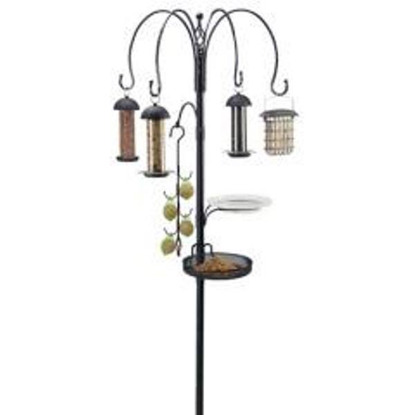 Best Choice Products Bird Feeder on Sale Pole Wild Bath Squirrel Proof Seed Station Hanging Garden 6' OFCT7N_EMFI