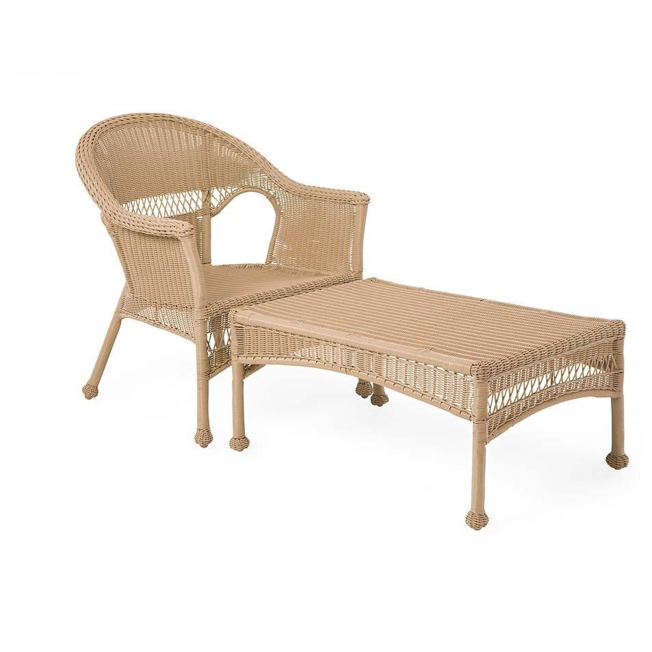 Easy Care Wicker Chaise / Patio Lounge NOVSNN_3LOB Easy Care Wicker Chaise / Patio Lounge NOVSNN_3LOB