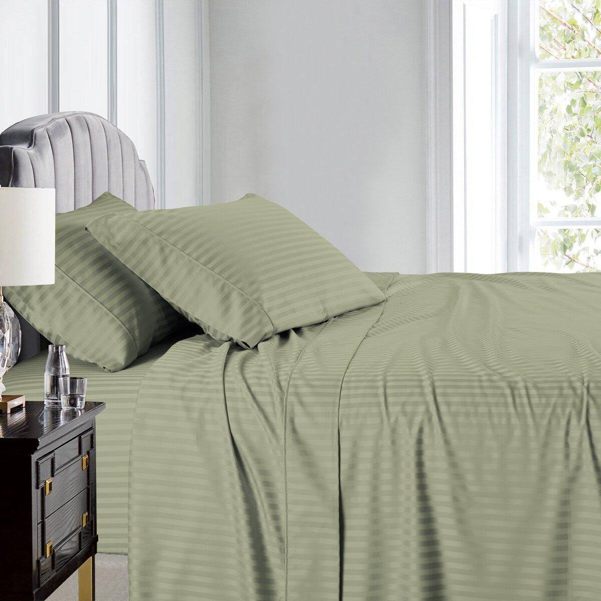 Bed Sheets 600 Thread Count Striped Twin XL / H3KYAJ_JYZO Bed Sheets 600 Thread Count Striped Twin XL / H3KYAJ_JYZO