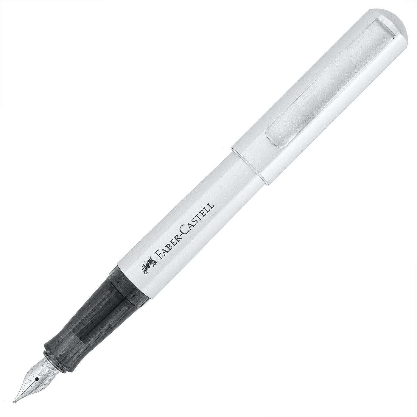 Faber Castell Hexo Fountain Pen - Silver - Extra-MKOOM5_C5HN Faber Castell Hexo Fountain Pen - Silver - Extra-MKOOM5_C5HN