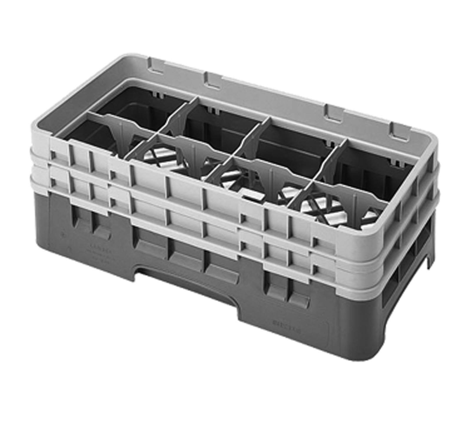 Cambro (8HS434416) Cranberry 8 Compartment 5-1/4 inch Half Size Camrack Glass USXFMA_CL6P Cambro (8HS434416) Cranberry 8 Compartment 5-1/4 inch Half Size Camrack Glass USXFMA_CL6P