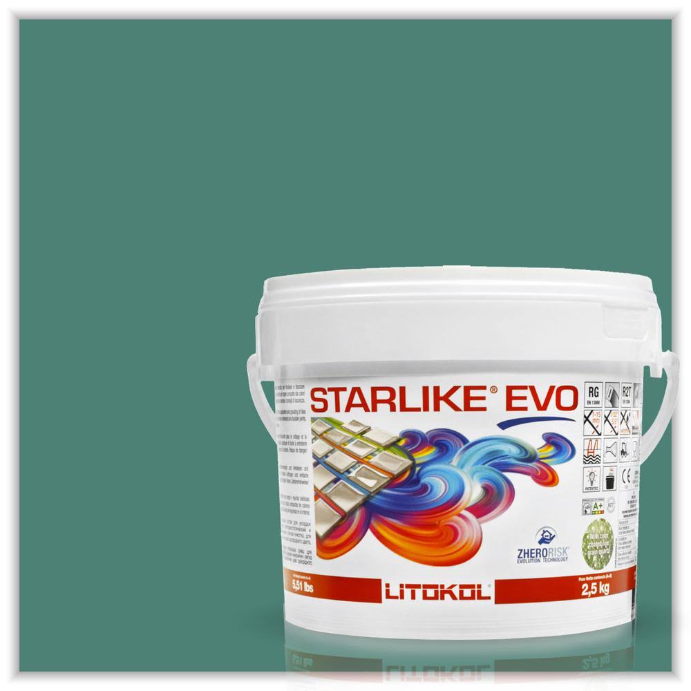 The Tile Doctor Glamour Collection 430 Verde Pino Starlike Evo Epoxy Grout, Pine VNLOSH_RD2M