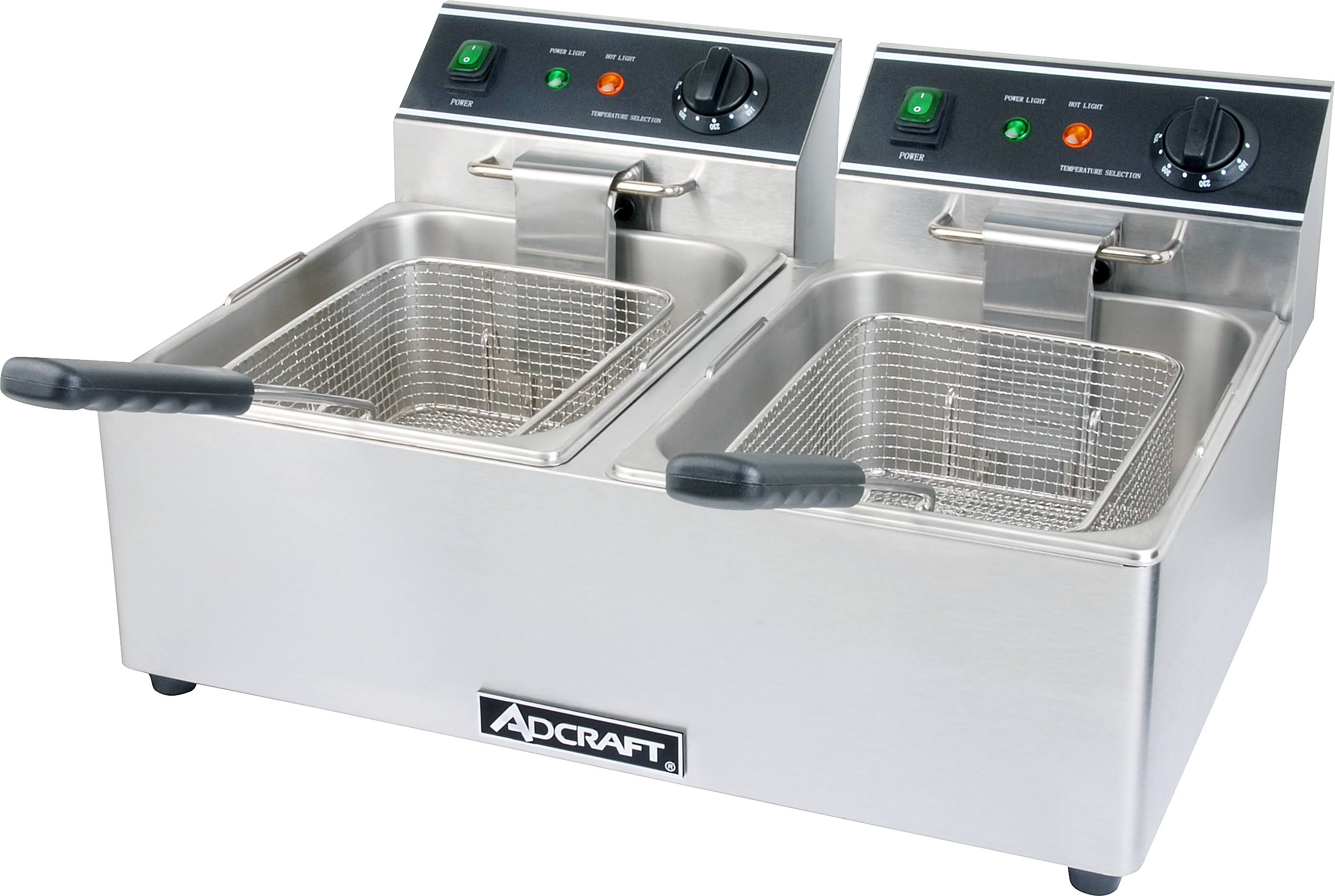 Adcraft DF-6L/2 - Countertop Fryer, Electric, Double Tank, PGCDKJ_TTM3 Adcraft DF-6L/2 - Countertop Fryer, Electric, Double Tank, PGCDKJ_TTM3