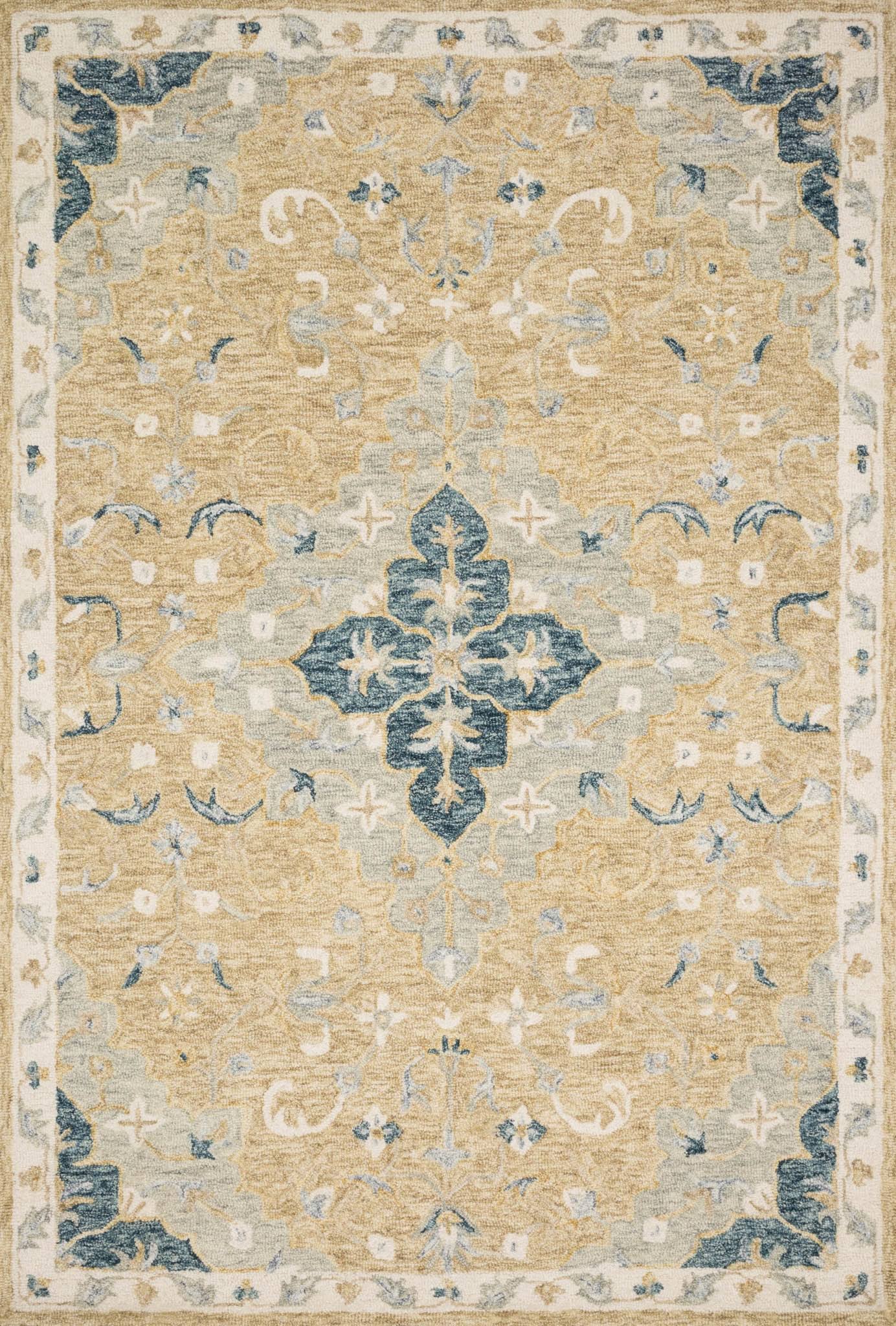 Ryeland by Magnolia Home RYE-04 Wheat/Multi Rug Runner 2'QMPOI3_5YBO Ryeland by Magnolia Home RYE-04 Wheat/Multi Rug Runner 2'QMPOI3_5YBO