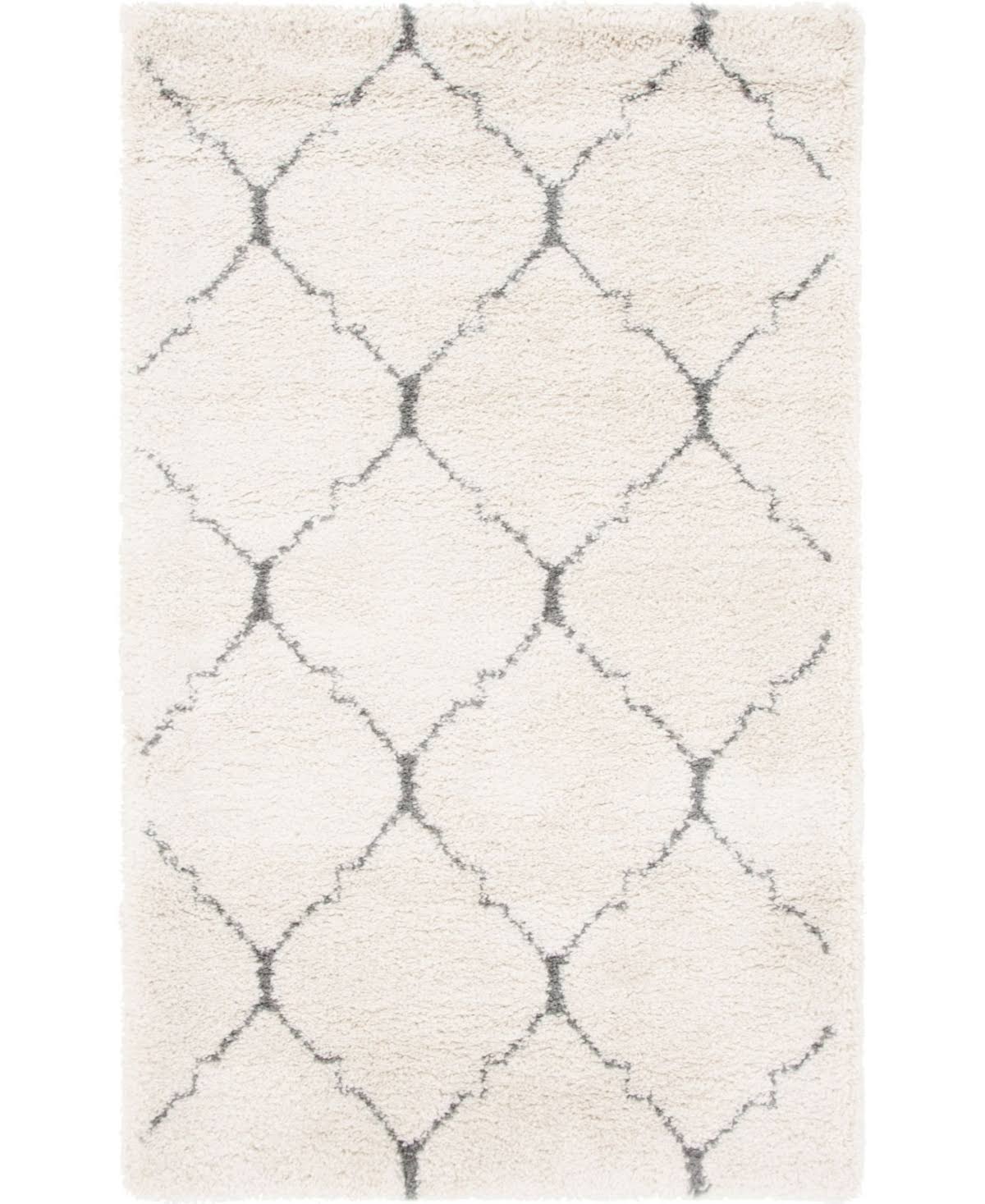 Unique Loom Fractured Rabat Shag Rug - Ivory - 5' x 8' PYT6YV_XYKR Unique Loom Fractured Rabat Shag Rug - Ivory - 5' x 8' PYT6YV_XYKR