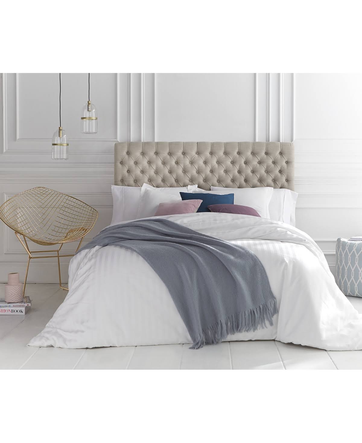 Gallow Tufted Full/Queen Headboard, Quick Ship - GMI436_URSE Gallow Tufted Full/Queen Headboard, Quick Ship - GMI436_URSE