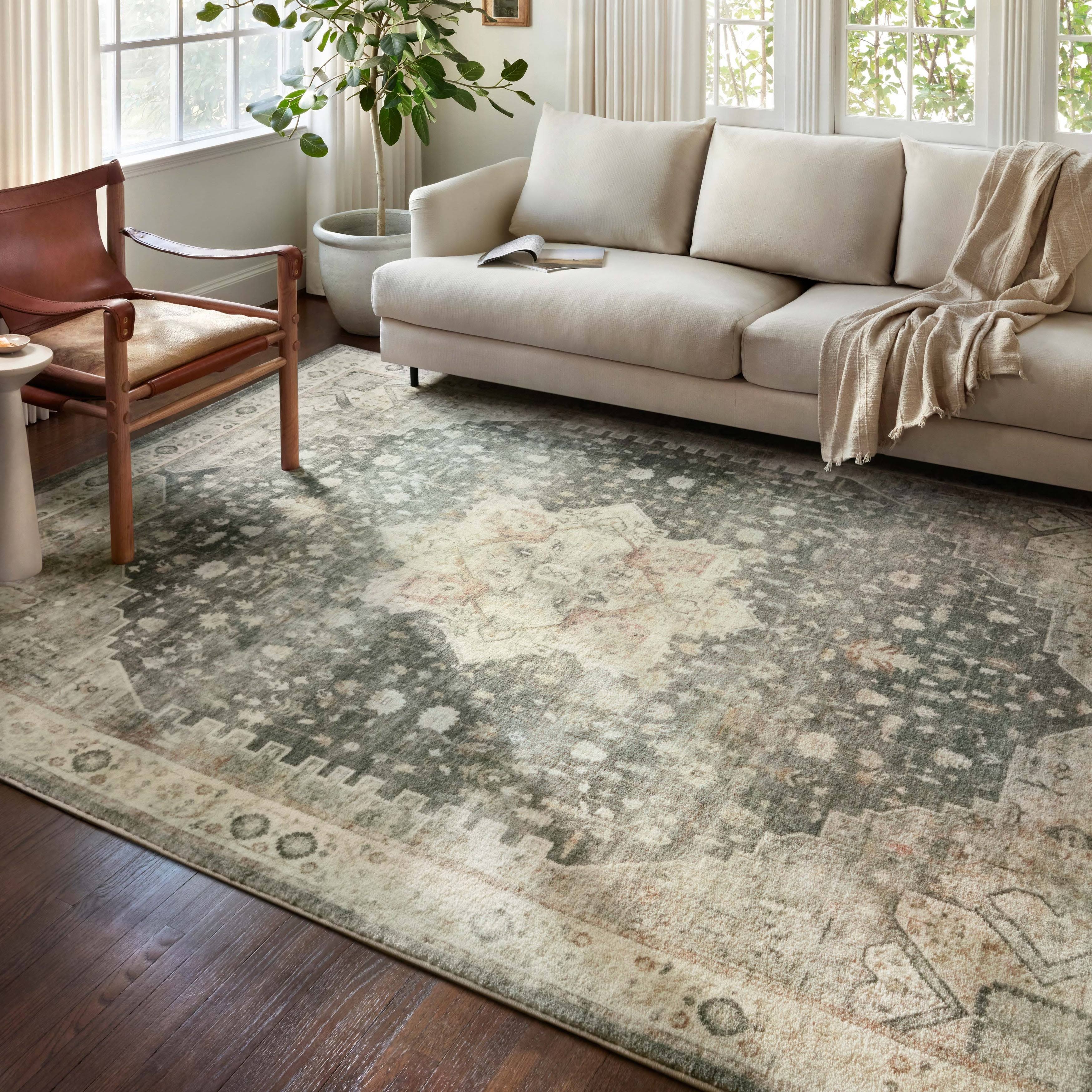 Alexander Home Juliet Ultra-Plush Vintage Area Rug - 5'-51NDAP_VKBG Alexander Home Juliet Ultra-Plush Vintage Area Rug - 5'-51NDAP_VKBG