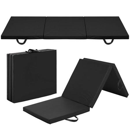 2 inch Thick Tri-Fold Folding Exercise Mat with Carrying Handles for MMA, Gymnastics and Home Gym Protective 8ZX2LC_7PC3 2 inch Thick Tri-Fold Folding Exercise Mat with Carrying Handles for MMA, Gymnastics and Home Gym Protective 8ZX2LC_7PC3