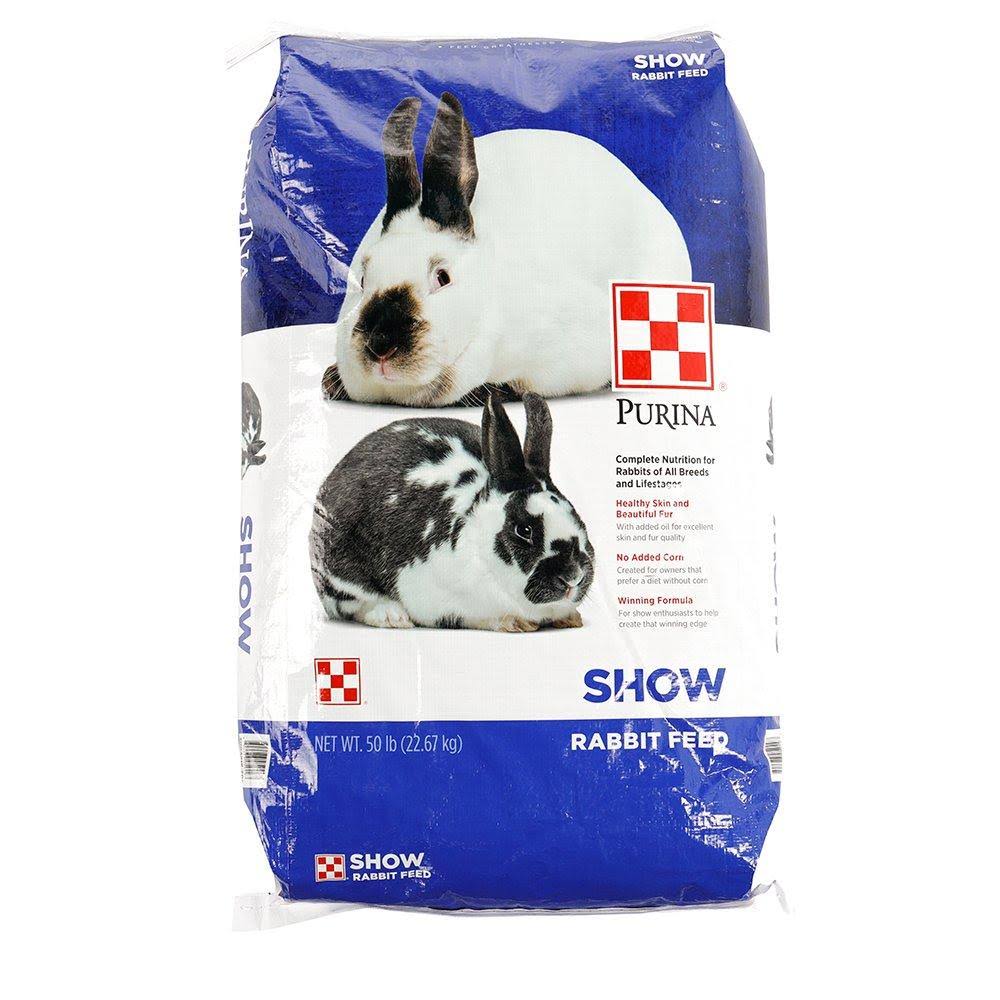 Purina Show Rabbit FEED, 50 lb. Bag, 3004918-2TWOPQ_4KST Purina Show Rabbit FEED, 50 lb. Bag, 3004918-2TWOPQ_4KST