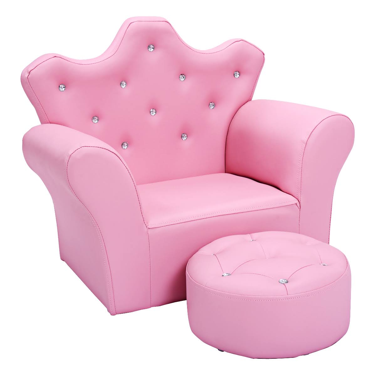 Costway Pink Kids Sofa Armrest Chair Couch Children Toddler Birthday Gift w/ M07HNG_Q9CA Costway Pink Kids Sofa Armrest Chair Couch Children Toddler Birthday Gift w/ M07HNG_Q9CA
