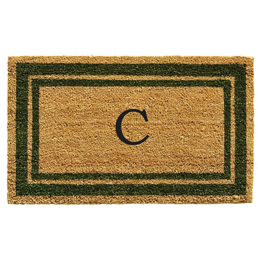 Momentum Mats Sage Green Border Monogram Doormat (1'6 x 2'6), Letter G0LCB2_4OUD Momentum Mats Sage Green Border Monogram Doormat (1'6 x 2'6), Letter G0LCB2_4OUD