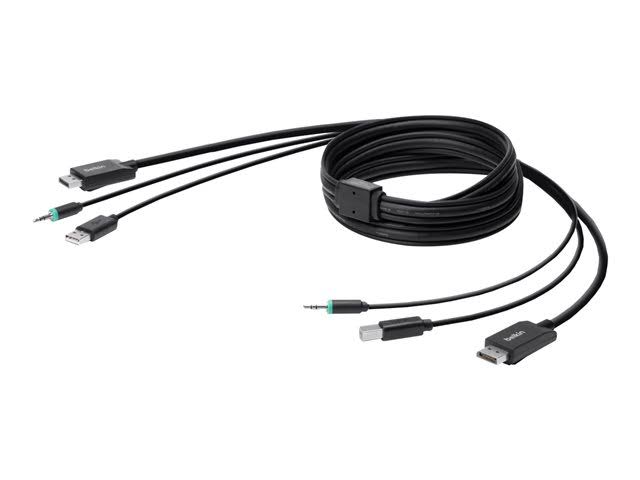 Belkin Secure KVM Combo Cable KVM audio cable - 6 W4FEAQ_FDNL Belkin Secure KVM Combo Cable KVM audio cable - 6 W4FEAQ_FDNL