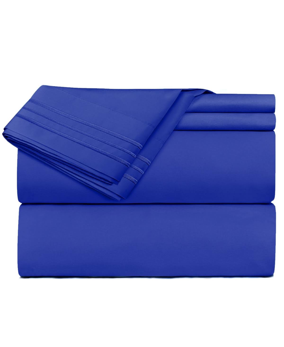 Premier 1800 Series Deep Pocket 4 pc. Sheet Set, Queen - Royal MWRZUM_TXIW Premier 1800 Series Deep Pocket 4 pc. Sheet Set, Queen - Royal MWRZUM_TXIW
