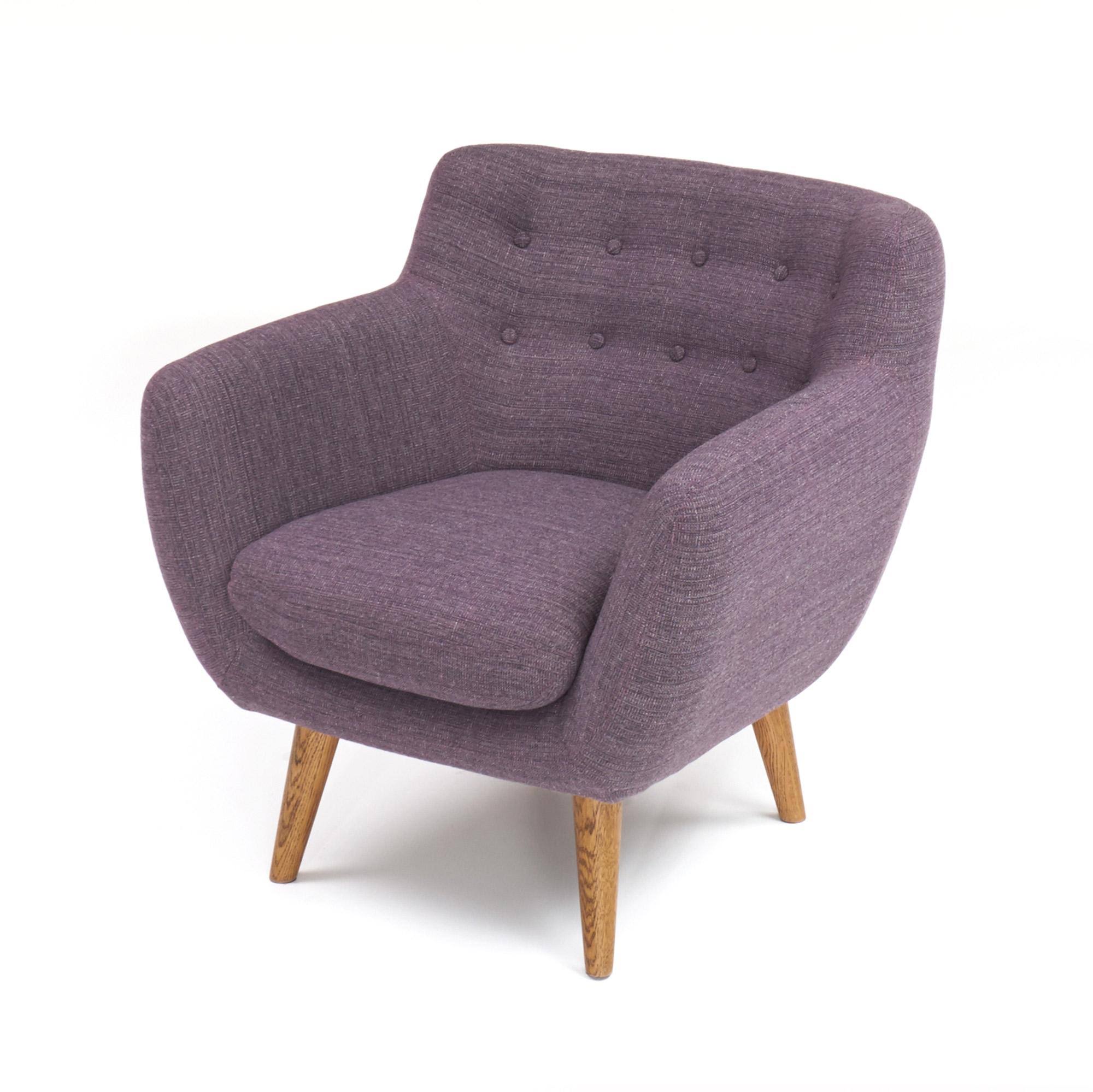 RST Brands Rhodes Purple Mid Century Modern Tufted Arm IFPME6_VZNV RST Brands Rhodes Purple Mid Century Modern Tufted Arm IFPME6_VZNV