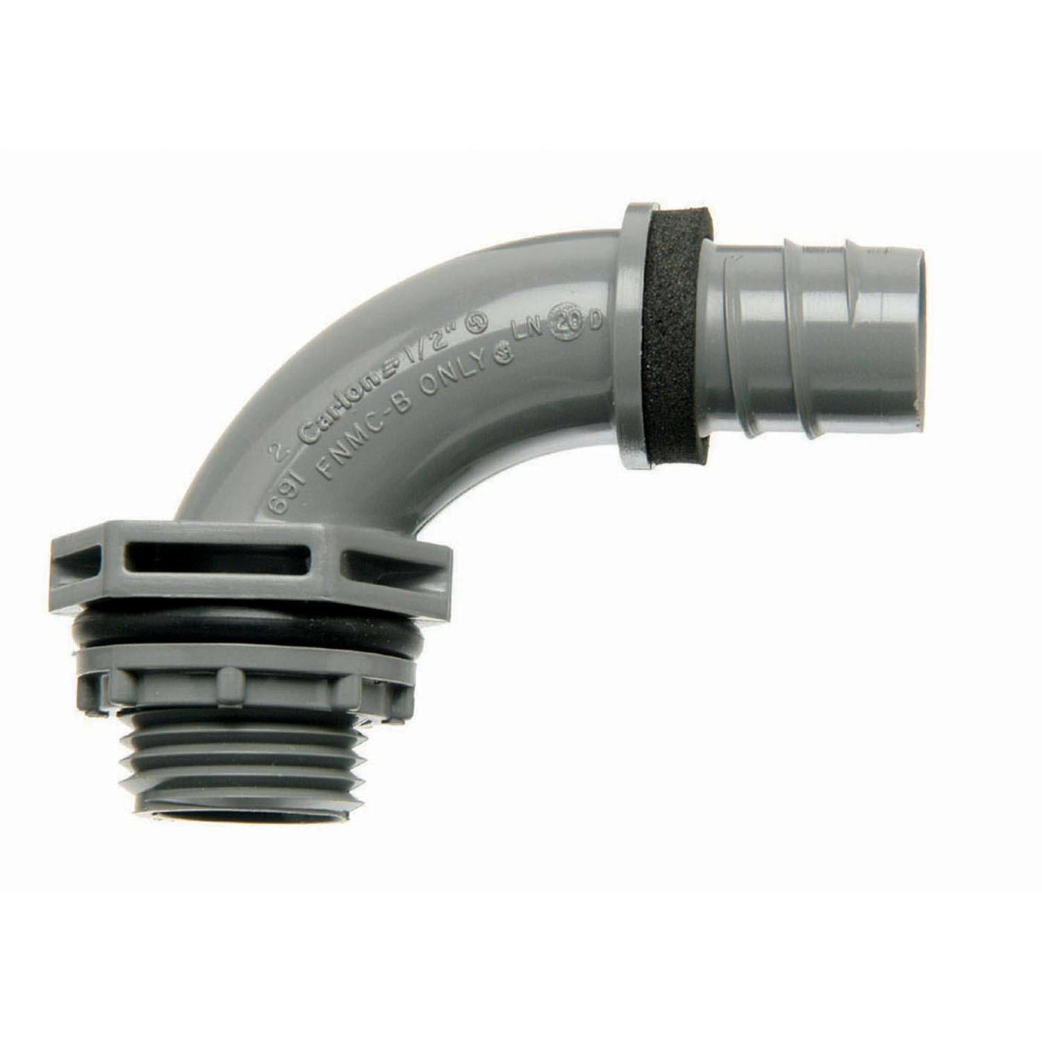 Carlon Ln20fa-car Carflex 90 Degree Liquidtight Non-Metallic FITTING; 1 inch, PVC, AHQZOP_MLP6 Carlon Ln20fa-car Carflex 90 Degree Liquidtight Non-Metallic FITTING; 1 inch, PVC, AHQZOP_MLP6