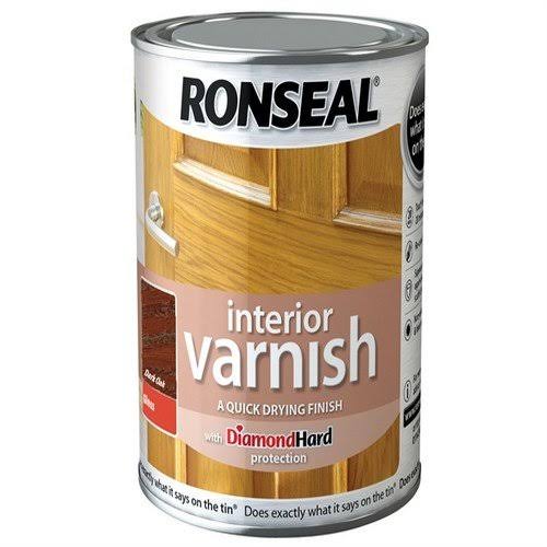 Ronseal 36850 Interior Varnish Quick Dry Gloss Dark Oak PXU6IA_CUAI