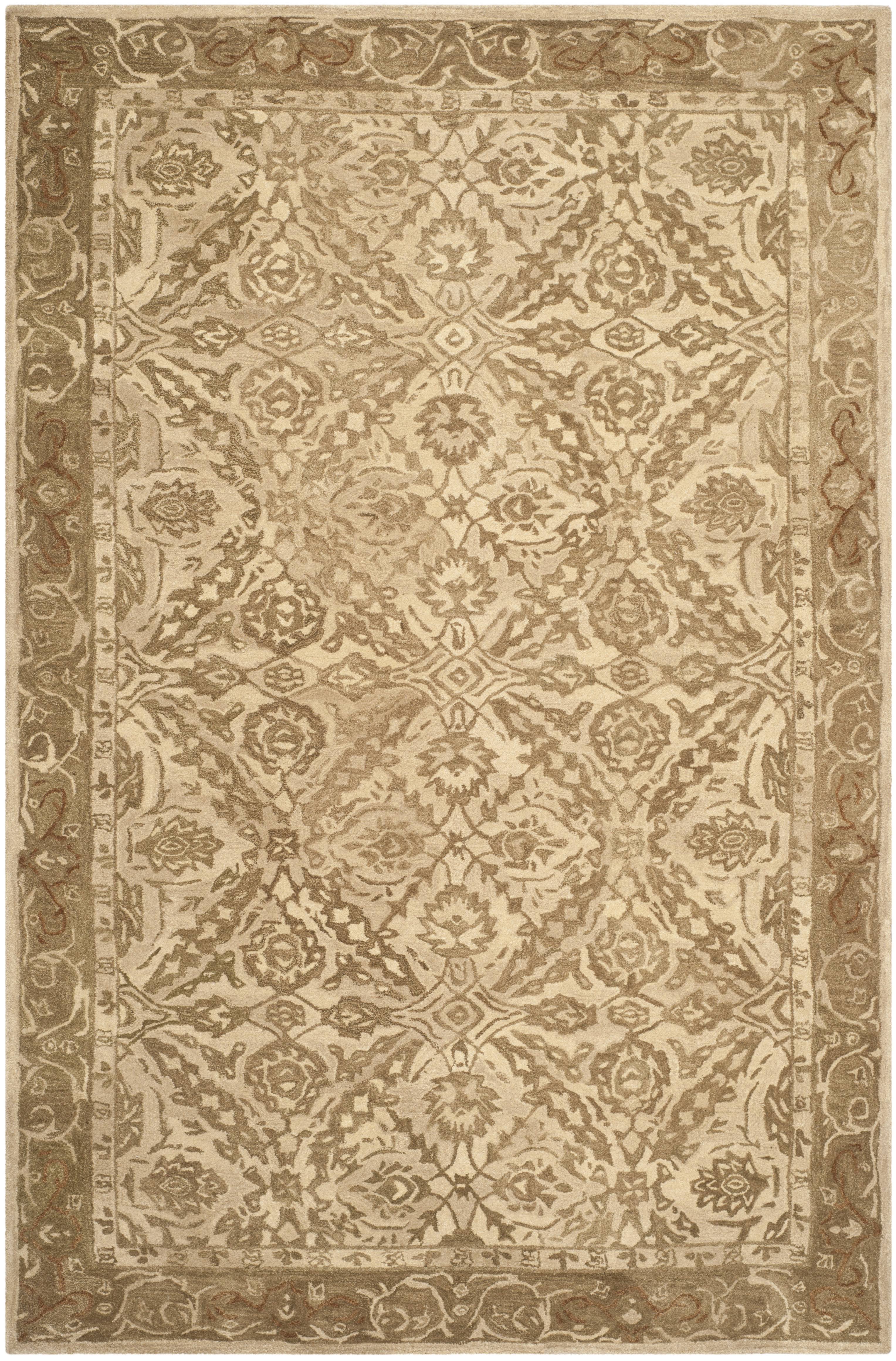Safavieh 6' x 9' Anatolia AN583C Ivory / Brown 8PLIMJ_JV1C Safavieh 6' x 9' Anatolia AN583C Ivory / Brown 8PLIMJ_JV1C