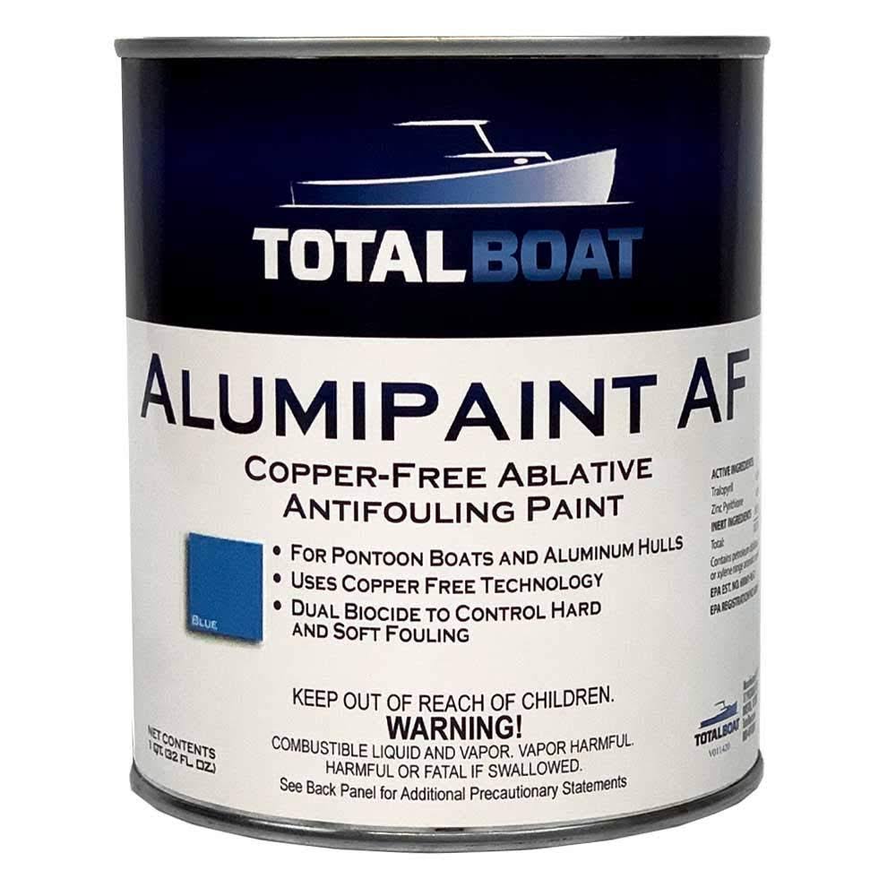 TotalBoat AlumiPaint AF Quart Navy Blue Pontoon Boat EU7L2S_W1PJ TotalBoat AlumiPaint AF Quart Navy Blue Pontoon Boat EU7L2S_W1PJ